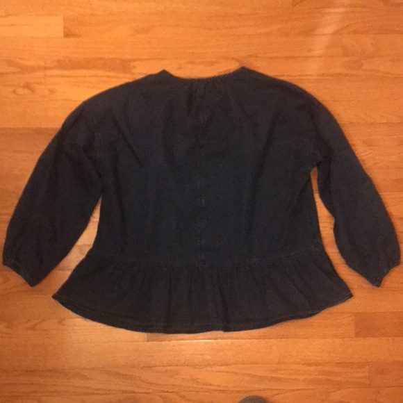 Madewell Ruffle Hem Top - Picture 4 of 11